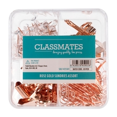 Classmates Paper Fasteners - Rose Gold - Assorted Pack